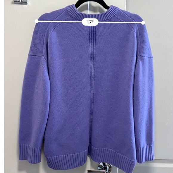 A.L.C. Ayden Purple Wool Cashmere Sweater Size S - Picture 7 of 10
